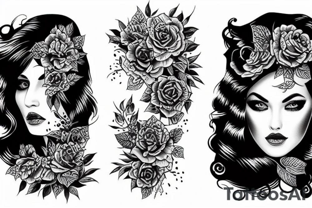 Дракон tattoo idea