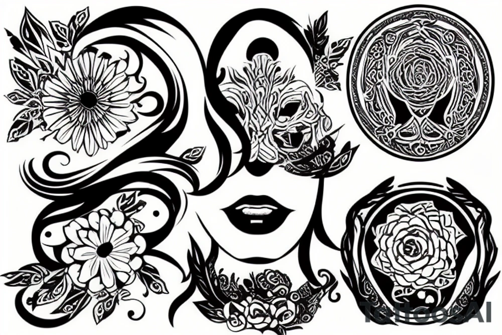 Дракон tattoo idea