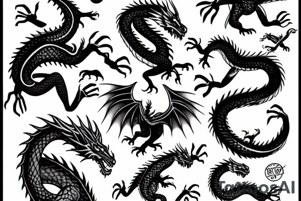 Dragon tattoo idea