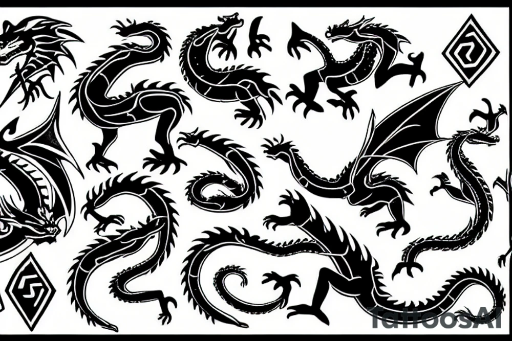 Dragon tattoo idea