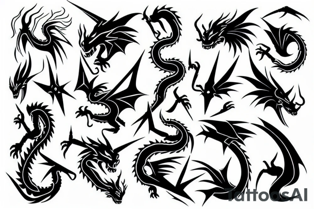 Dragon tattoo idea