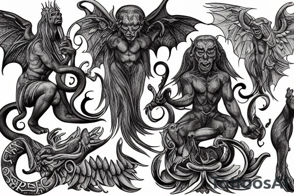 gargoyle tattoo idea