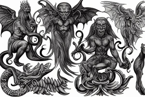 gargoyle tattoo idea