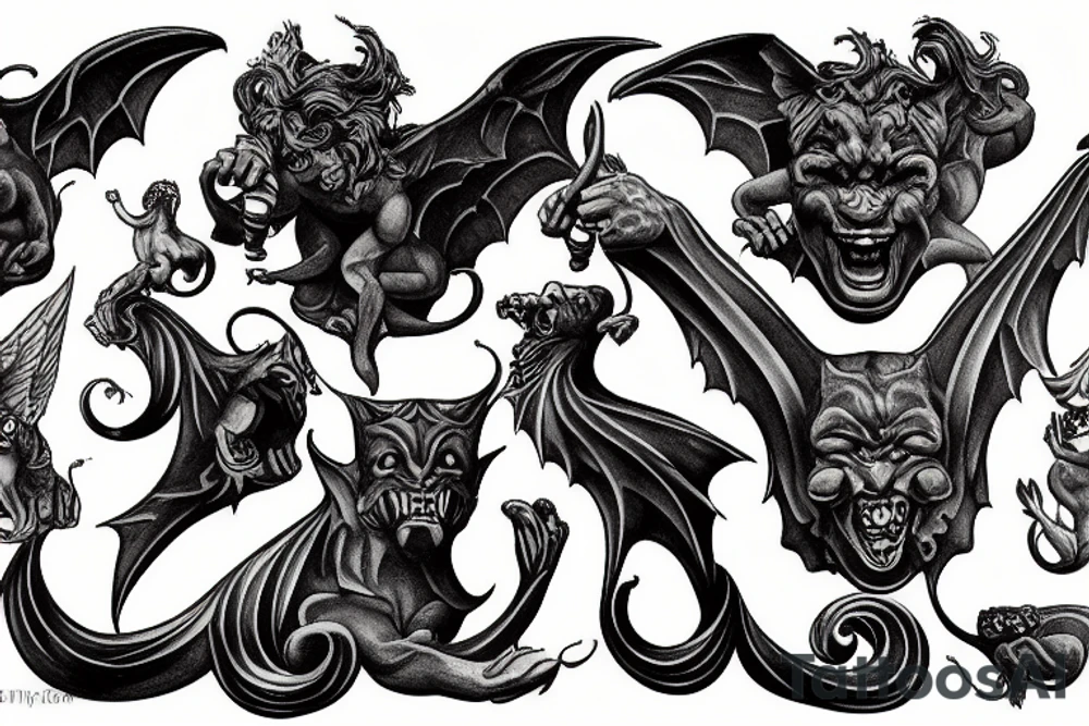gargoyle tattoo idea
