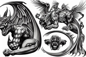gargoyle tattoo idea
