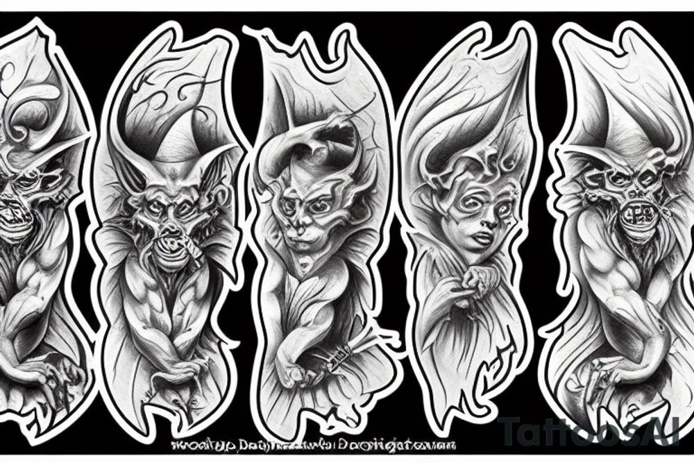 gargoyle tattoo idea