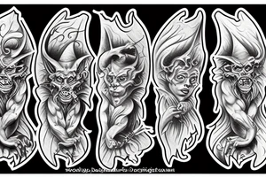 gargoyle tattoo idea