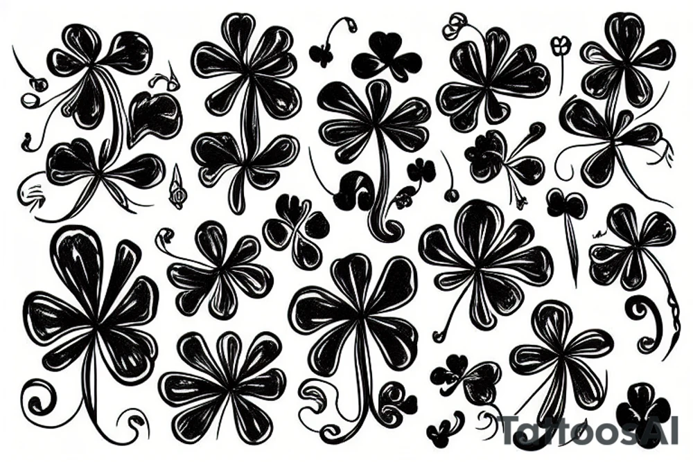 shamrock tattoo idea