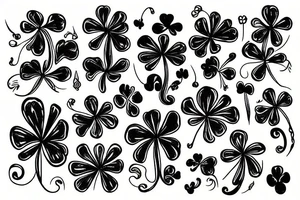 shamrock tattoo idea