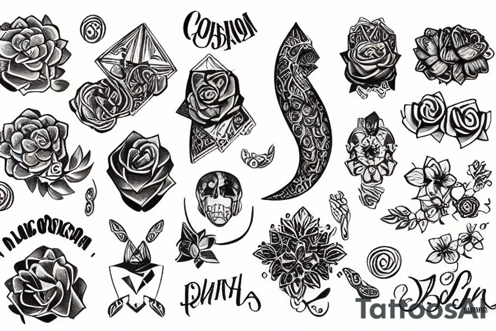 Сон бога tattoo idea