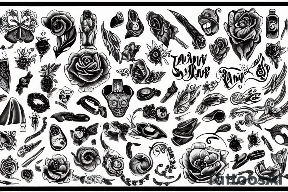 random tattoo tattoo idea