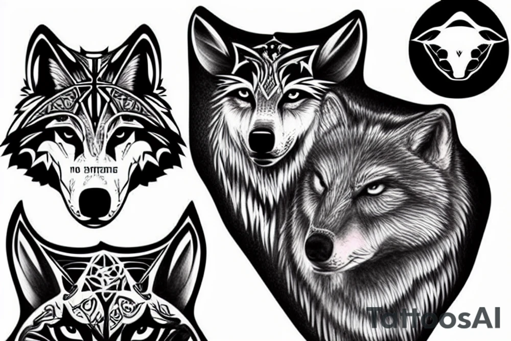 Brotherhood of the wolf, wolf, soul of the wolf tattoo idea