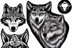 Brotherhood of the wolf, wolf, soul of the wolf tattoo idea
