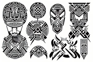 Slavic stile tattoo idea