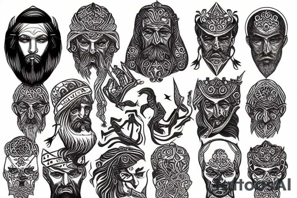 Slavic god tattoo idea