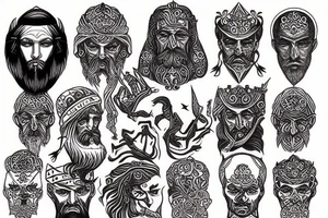 Slavic god tattoo idea