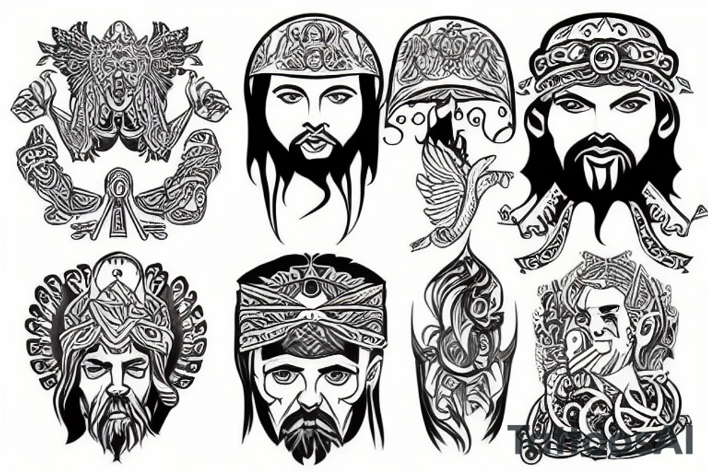 Slavic god tattoo idea