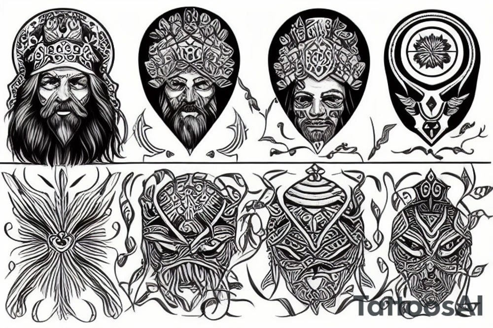 Slavic god tattoo idea