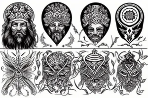 Slavic god tattoo idea
