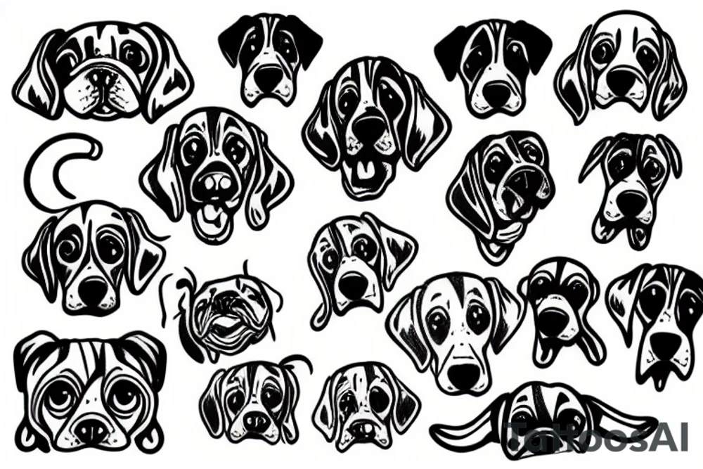 mad puppy tattoo idea