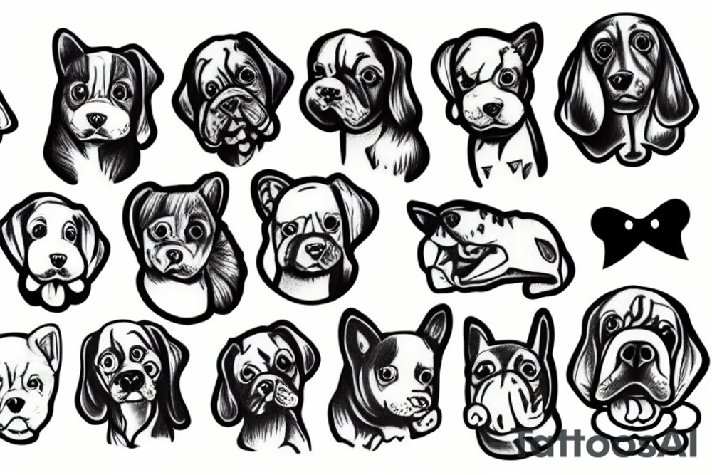 mad puppy tattoo idea