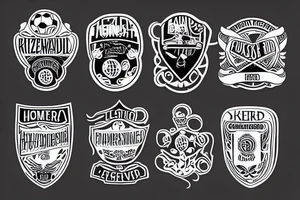 Futebol
Amizade
Lealdade
Honra
Cerveja
Lasanha
Respeito
Briga
Força
Eternidade tattoo idea