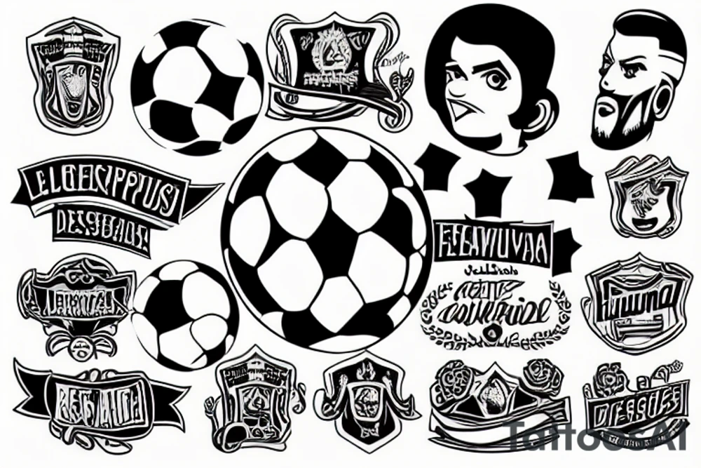 Futebol
Amizade
Lealdade
Honra
Cerveja
Lasanha
Respeito
Briga
Força
Eternidade tattoo idea