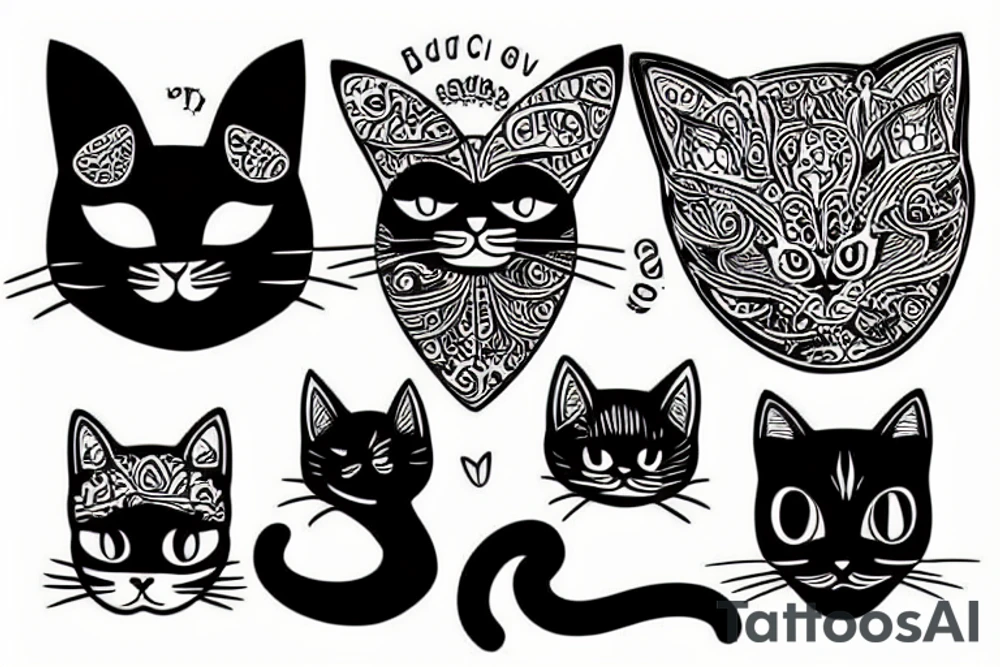 A cat tattoo idea