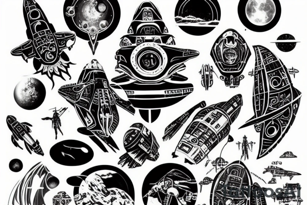 Spaceship from the expanse tattoo idea