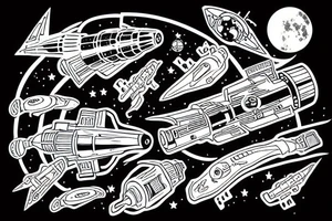 Spaceship from the expanse tattoo idea