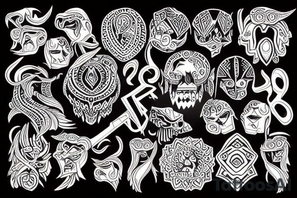 Кельтский воин tattoo idea