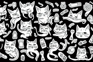 cool cats sports tattoo idea