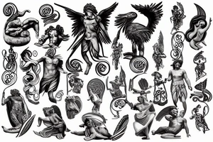 Greek gods tattoo idea
