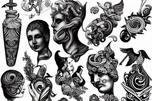 Greek gods tattoo idea