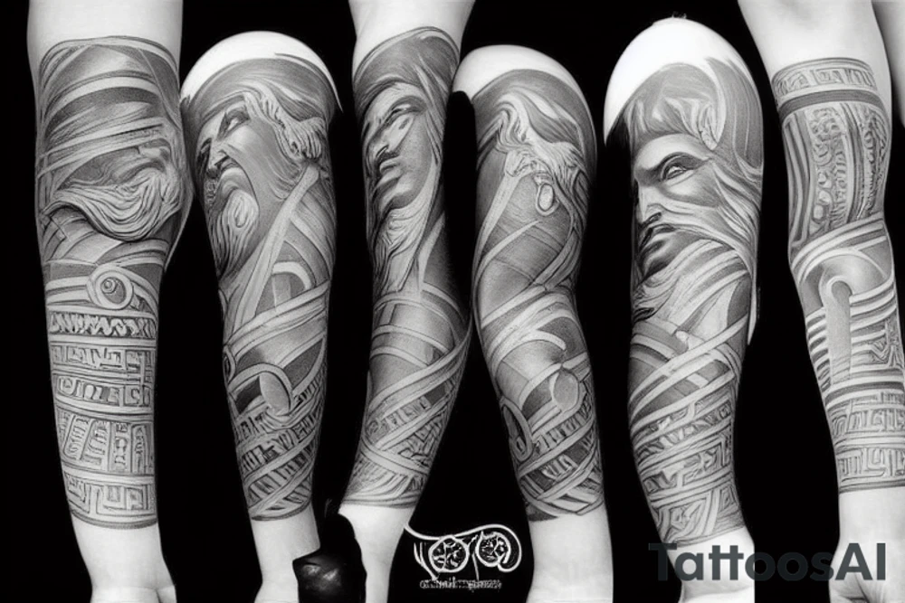 Greek gods tattoo idea
