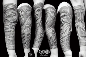 Greek gods tattoo idea
