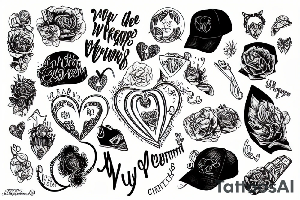 Wywerns cuddling tattoo idea