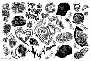 Wywerns cuddling tattoo idea