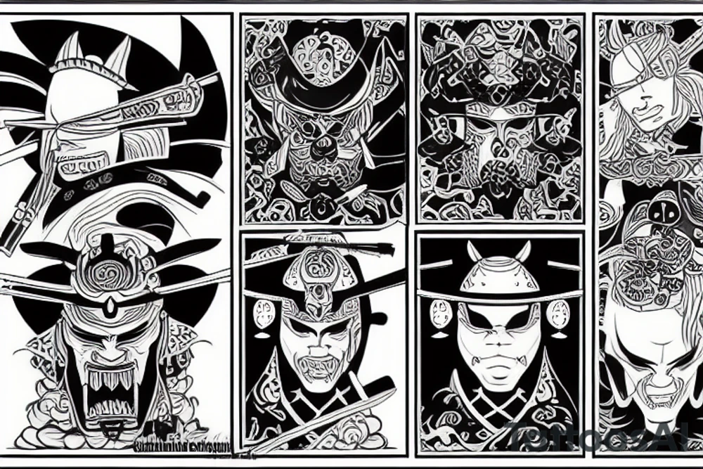 Samurai tattoo idea