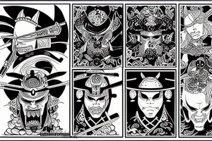 Samurai tattoo idea