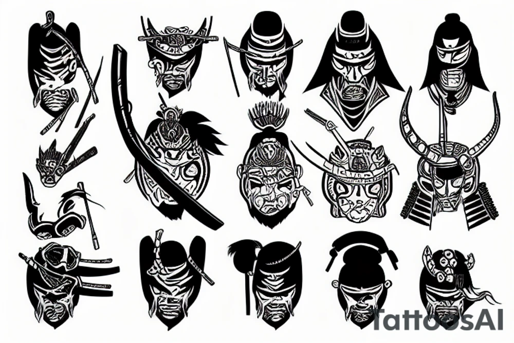Samurai tattoo idea