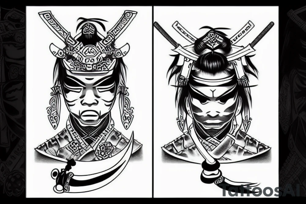 Samurai tattoo idea