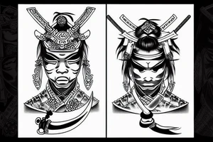 Samurai tattoo idea