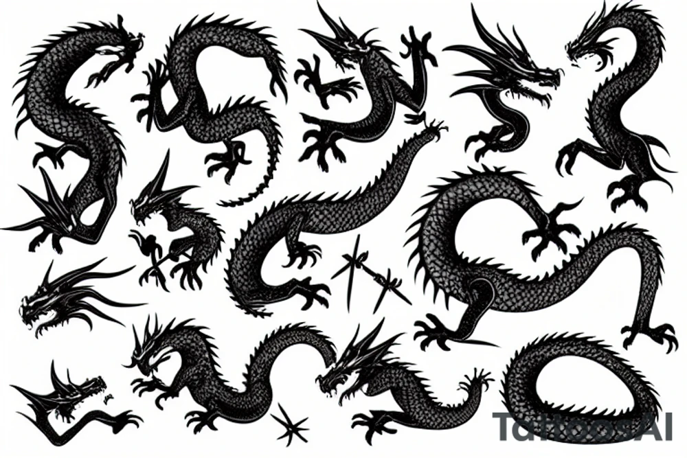 Dragon tattoo idea