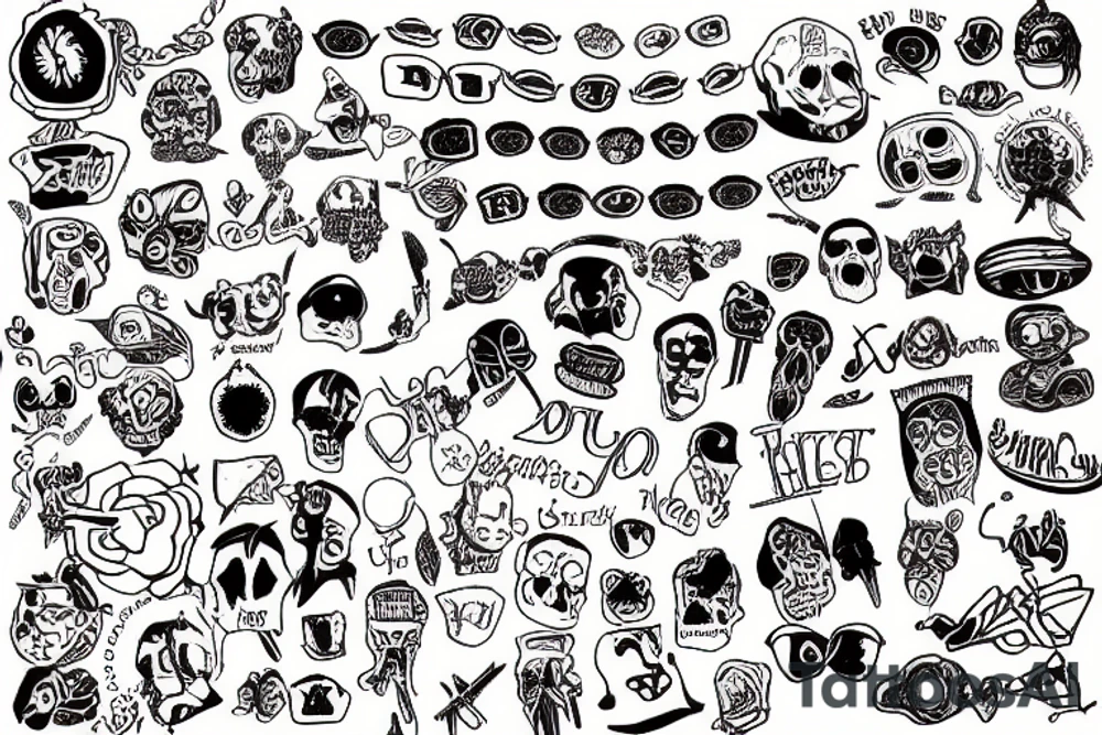 big pile of shit tattoo idea