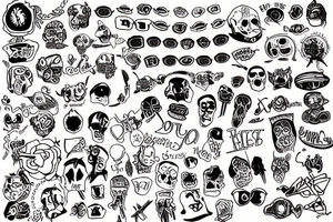 big pile of shit tattoo idea