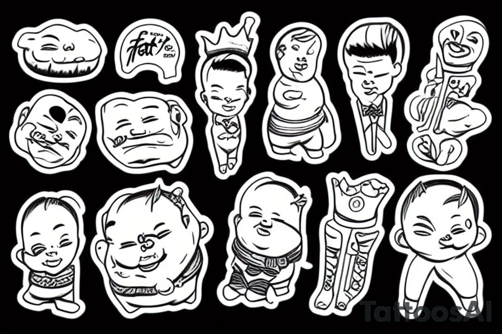 fat boy tattoo idea