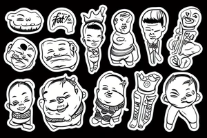 fat boy tattoo idea
