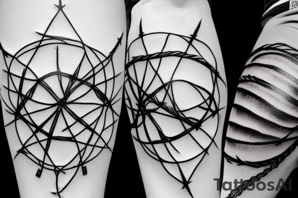 Barbed wire tattoo idea