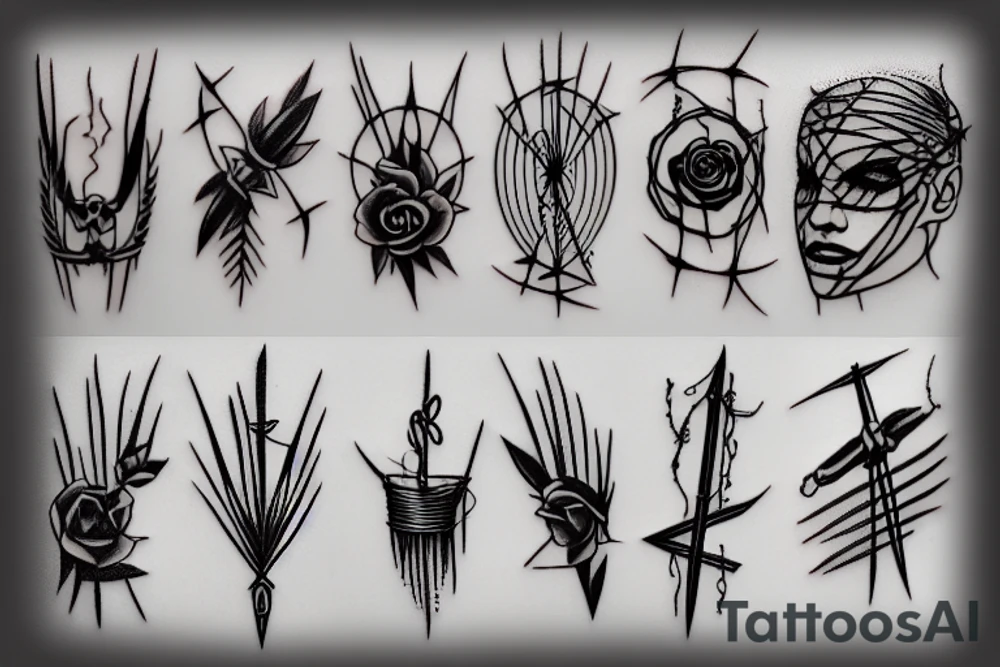 Barbed wire tattoo idea